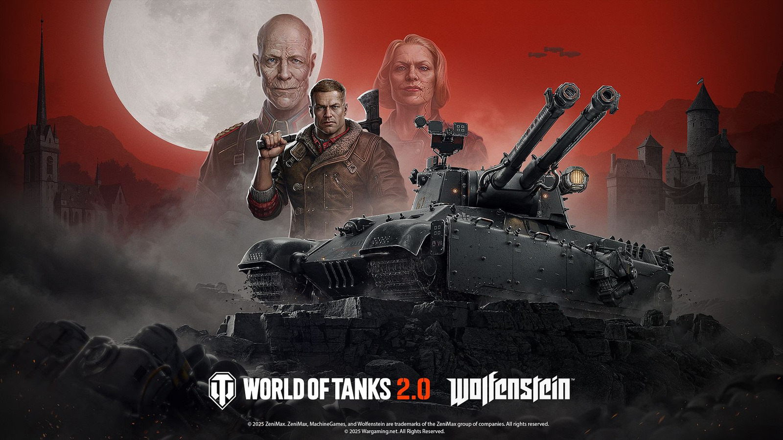 World of Tanks anuncia evento crossover com Wolfenstein